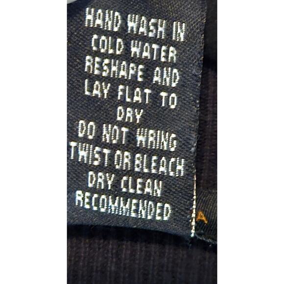 Vintage BCBG Maxazria 1/4 Zip Black Sweater 100% Cotton Cropped Sweater XL - Picture 10 of 10